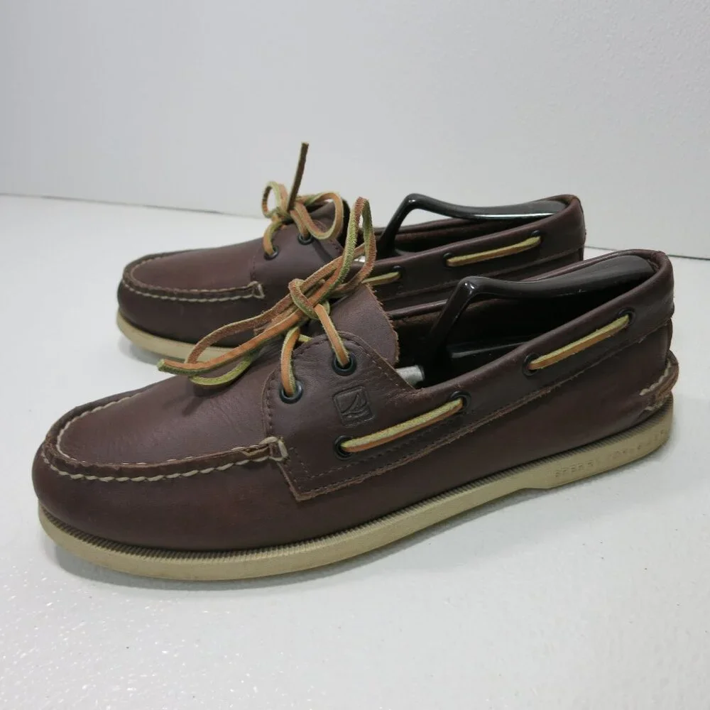 Sperry Top-Sider Nubuck Leather Boat Deck Shoes Men's Footwear Shoe's 9.5 M